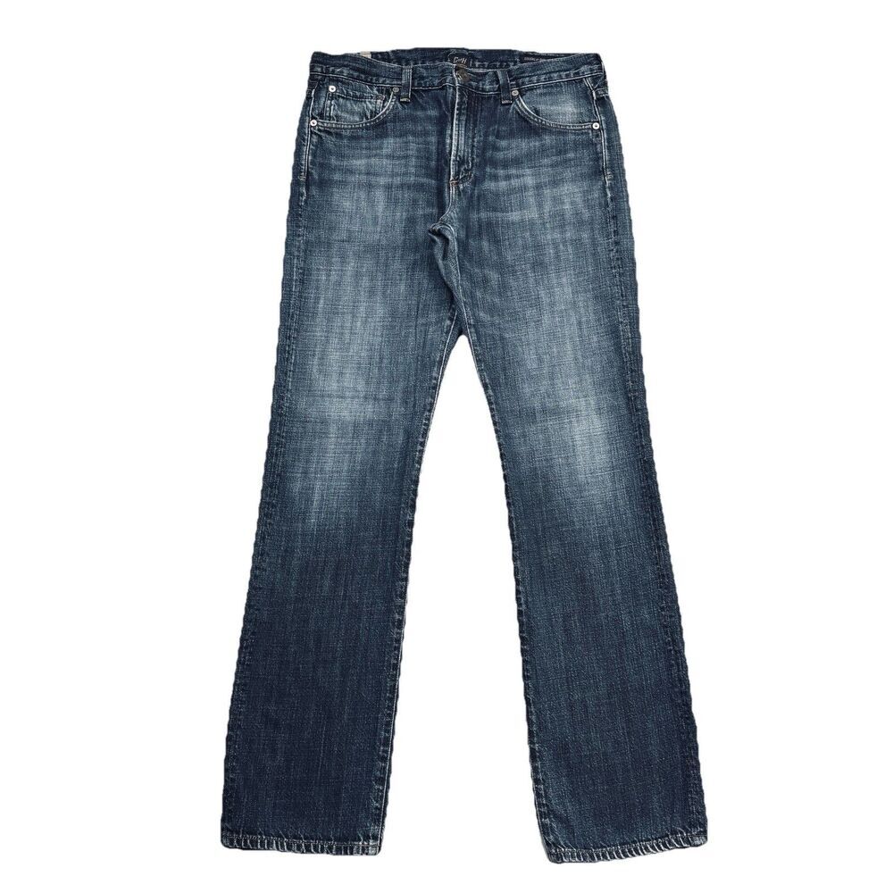 C of H Citizens of Humanity Straight Jeans Mens 34 Measures 33x31.5 Blue Cotton